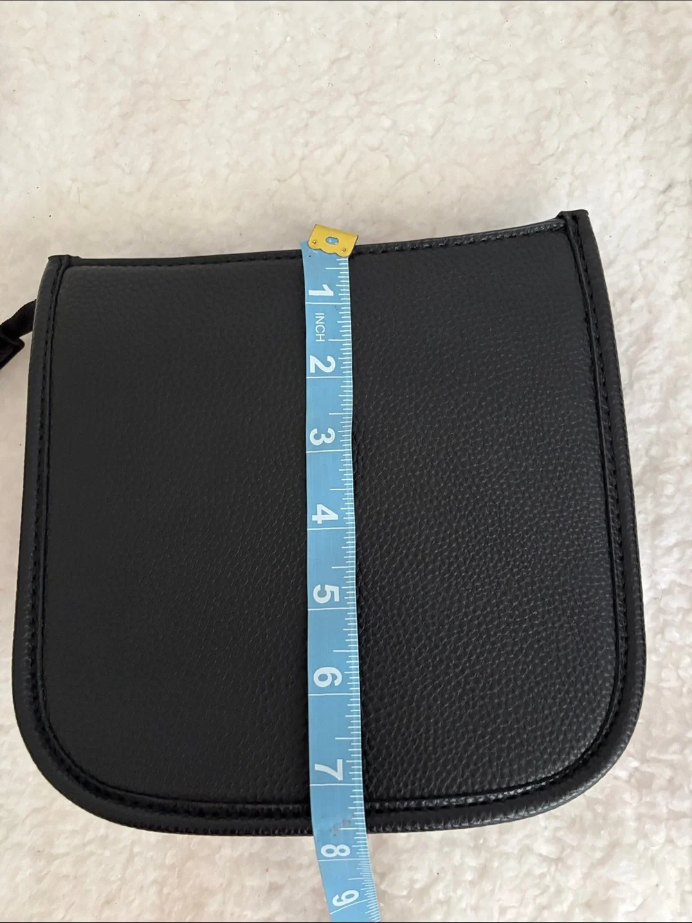 Black Crossbody Bag with Geo Adjustable Strap